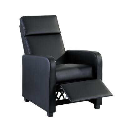 China Factory Stretch Cheap Price Modern Deisgn Manual Recliner Luxury Home Theater Chair Fabric Recliner Single Leather Sofa for sale