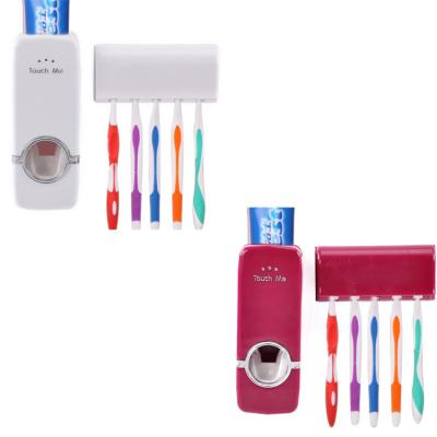 China Factory Wholesale 5 Viable Toothbrush Mounted Toothbrush Holder Wall Mounted Toothpaste Vending Machine for sale