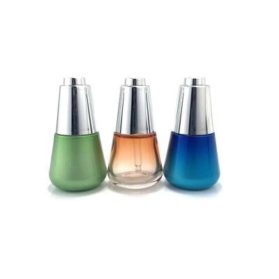 China Cosmetic packaging the best type of high quality custom made sturdy and durable glass perfume glass bottle container for sale