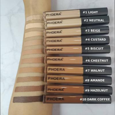 China PORES PHOERA Maquillaje Concealer Base Maquiagem Pro Concealer 10 Colors Cream Concealer for sale