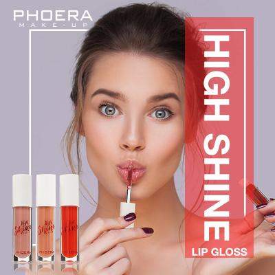 China PHOERA Waterproof Lip Gloss Set Ultra Glossy Gloss Makeup Clear High Gloss Non-sticky Gloss Light Weight for sale