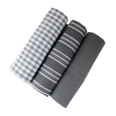 China Modern Wholesale Cotton Kitchen Towels Check Plaid Oversized Classic Place Mat For Dry Cleaning for sale