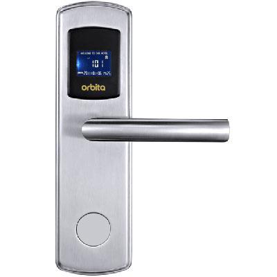 China Stainless Steel Luxury Ultra Low Power Working Card Access Door Lock for sale