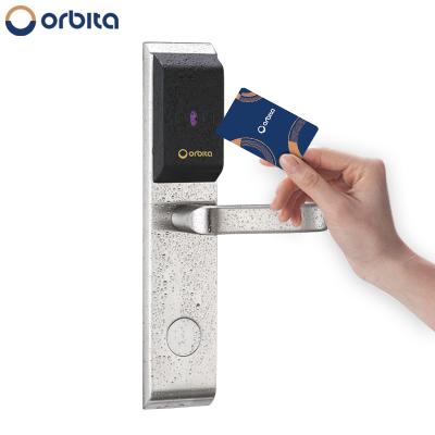 China High quality star hotel Orbita zigbee hotel lock system, different kinds of hotel door locks for sale