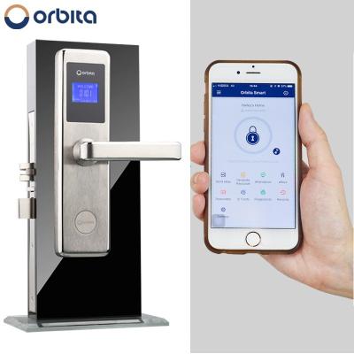 China 304 Stainless Steel Lock Airbnb Hotel Phone App Door Lock 2020 New ORBITA TT for sale