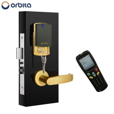 China Sliding door lock Orbita rfid zinc alloy card timer hotel remote control electric door locks for sale