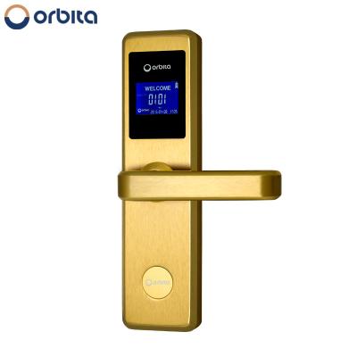 China #304 Stainless Steel #304 Stainless Steel Door Lock Manufacturer Orbita Security Hotel Digital RFID Tooth Electronic Smart Blue Door Lock for sale