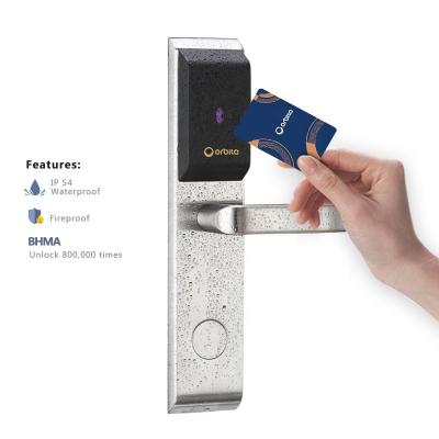 China Star Hotel Orbita Fashion Smart Rfid Hotel Lock System, Electronic RF Card Door Handle Lock, Smart Hotel Door Lock System Price for sale