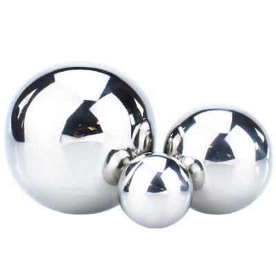 China Viable Wholesale Round Ball Shaped Reusable Stainless Steel Ice Cubes For Whiskey Ice Ball Stones for sale