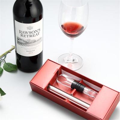 China Sustainable Stainless Steel Cooler Bottle Red Wine Stick Refrigerator Wine Stick for sale