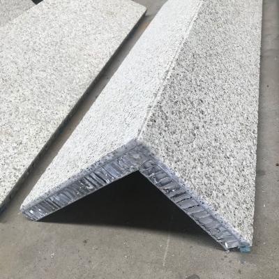 China Facaed ACP Light Weight Decorative Natural Wall Granite Aluminum Honeycomb Panel for sale