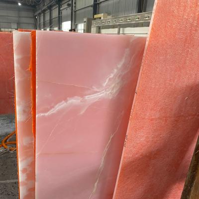 China Modern White Onyx Exterior Wall Slabs House Exterior Aluminum Stone Honeycomb Panel for sale