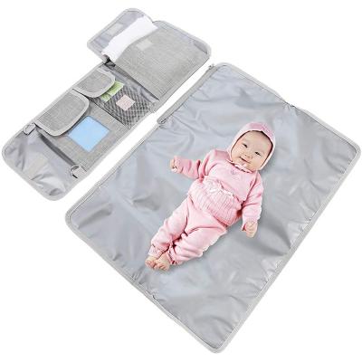 China Infant Supplies Baby Mat Travel Foldable Care Change Nappy Diaper Changing Portable Baby Mat for sale