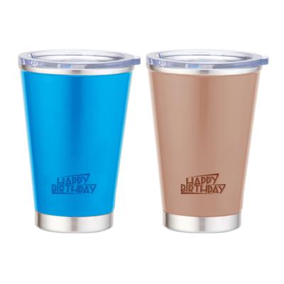 China Sustainable Hot Selling 380ml Stainless Steel Vacuum Tumbler For Coffee for sale