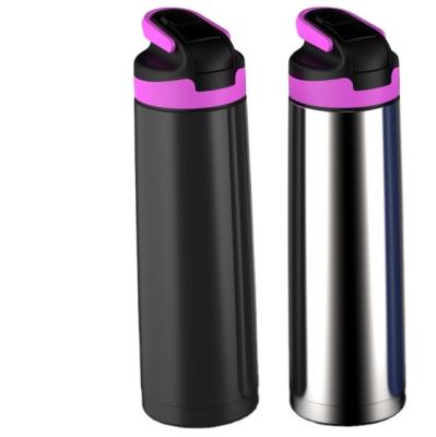 China Sustainable 500ML BPA Free Double Wall Stainless Steel Sports Bottle With Carry Handle for sale