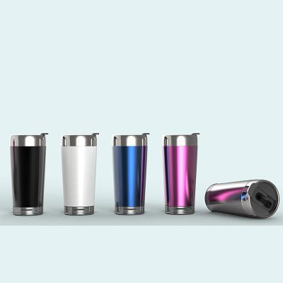 China Double Wall Stainless Steel Thermos Reusable Travel Mug Reusable Thermo Coffe Mug for sale