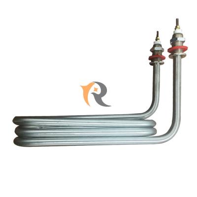 China Industry Heating Process SS304 7.5kw 380V Electric Tubular Immersion Heater With Custom Shape for sale