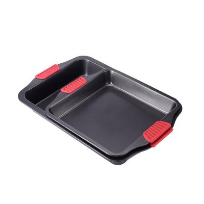 China Sustainable High Quality Best Sells Nonstick Ceramic Bakeware Baking Pan Set For Kitchen for sale