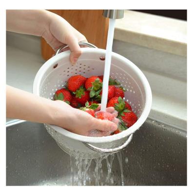 China 2022 Hot Sale High Quality Viable Fruit Washer Large Colander Rice Blanching Bowls Food Prep Bowl for sale