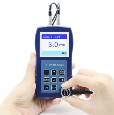 China 1000~9999m/s DR83S 0.9-300mm Nondestructive Ultrasonic Thickness Gauge for Steel Pipe Wall Thickness Metal thickness gauge for sale