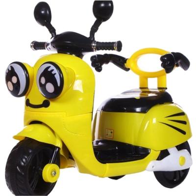 China Ride on Toy Factory Direct Children's Electric Motorcycle Girl /Boy / Little Wasp Baby Toy Car for sale