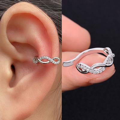 China 1Pc Fake Helix Cartilage Conch Punk No Piercing Cuff Ear Cuff Wrap Rock Earring Slap No Piercing Women Cut Adjustable for sale