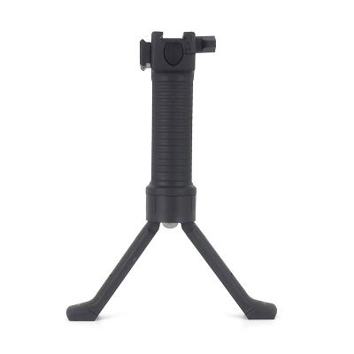 China Tactical Rail Folding Classic 20mm Rifle Equipment Airsoft Bipod Foregrip Vertical Handheld Grip With Side Rail Pod Shooting Accessories for sale