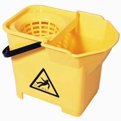 China Wholesale Viable 16L Wringer Bucket Water Bucket Mop Wringer Small Bucket For Household for sale