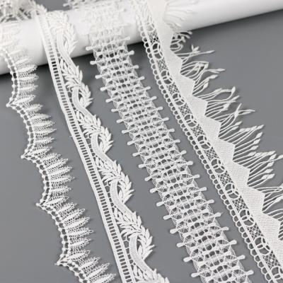 China 3D Polyester Net Fabric Embroidered Fabric 3d Flower Lace Fabric For Wedding Dress for sale