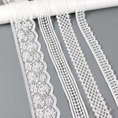 China 3D durable using low price French cotton guipure embroidery lace fabric for sale