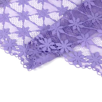 China elastic custom cheapafrican lace fabric 5 yards lace fabric for wedding for sale