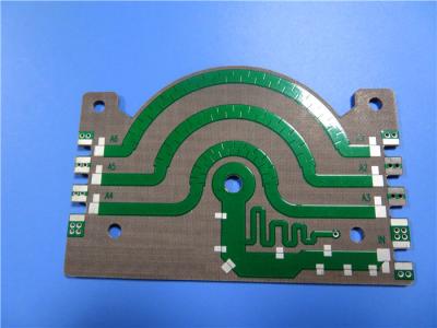 China Double layer PCB TLY-5Z High Frequency PCB 60mil 30mil 20mil and 10mil Taconic RF PCB with Immersion Gold and Green for sale