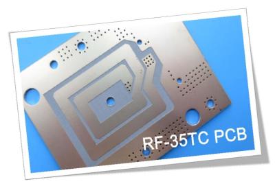 China Taconic RF-35TC High Frequency PCB With 10mil, 20mil, 30mil and 60mil Thick Coating Immersion Gold and White soldermask for sale