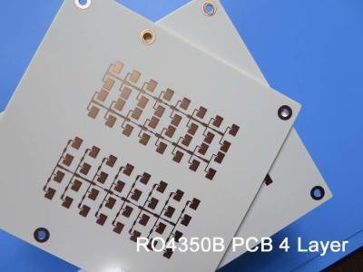 China 4 Layer High Frequency PCB On 6.6 Mil RO4350B and 10 Mil RO4350B for Radar System for sale