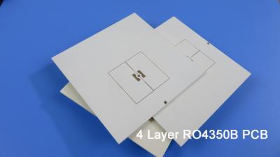 China 4 Layer RF Circuit Board On Rogers 60mil RO4350B and 10mil RO4350B with Back Drill for UHF Coupler for sale