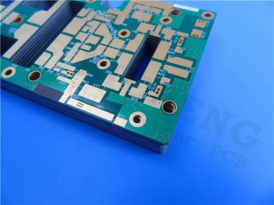 China Double Sided 2-layer Rogers PCB Built on 31mil RT/duroid 5880 Substrates with Lead Free HASL Finish for sale