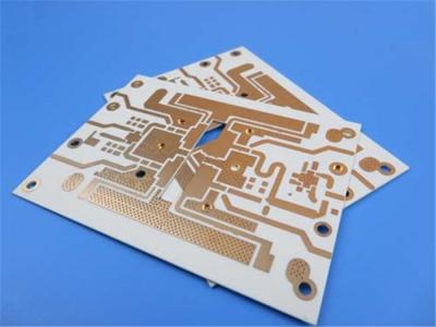 China Double Sided 2-Layer Rogers PCB Built on 32mil RO4003C RF Material with via filled and ENIG Finish for sale