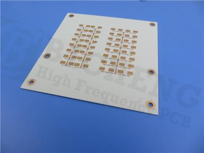 China Double-sided RF printed circuit board for LNCs with high frequency Rogers 30 mil 0.762 mm RO4350B without solder mask for sale