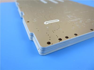 China Dual Layer Rogers PCB Built on 60.7mil RO4350B LoPro Reverse Treated Foil With ENIG for High Speed Back Planes for sale