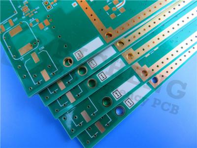 China Double Layer Rogers PCB Built on 60.7mil RO4003C LoPro Reverse Treated Foil for Power Amplifiers for sale