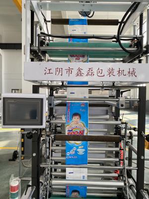 China Plastic Film PE PP Gusset Machine 300m/Min 5KW 3500X1650X2800mm for sale