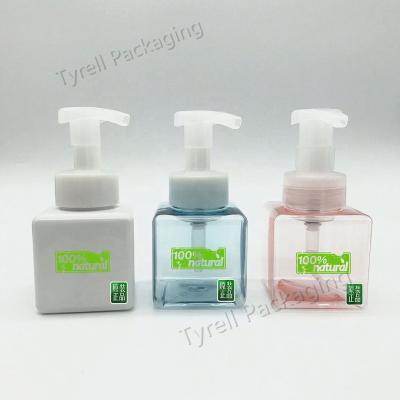 China BEAUTY PACKAGING Bottle Clear Plastic Shampoo Lotion Tetragonal Bottle for sale