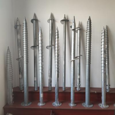 China Household Hot Dip Galvanized Ground Screw Post Anchor for sale