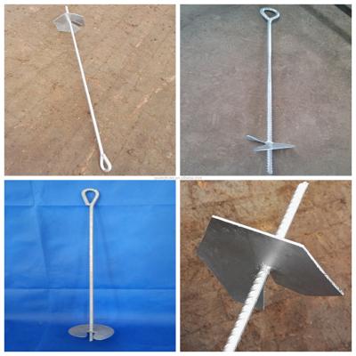 China Repair Hot Dip Galvanized Helix Earth Anchor for sale