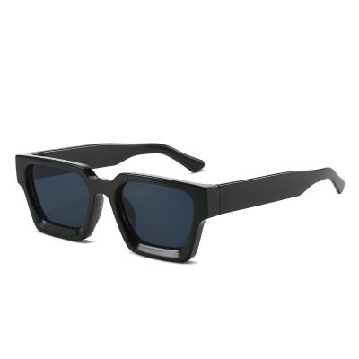 China Newest Wholesale Sun Glass Acrylic Square Shading UV Sunglasses Fashion Men And Women 2023 for sale