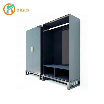 China IDM-WD9 PANEL Hotel Bedroom Furniture Wooden Wardrobe Furniture Hotel Wardrobe Cabinet for sale