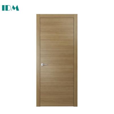 China IDM-D005 Modern Customized Modern Hotel Room Door Veneer Hotel Bathroom Doors Wooden Hotel Door for sale