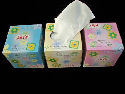 China Cube Box Facial Tissue for sale