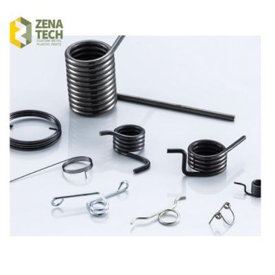 China Spiral Netting 304 Stainless Steel Custom Coil Compression Springs With Ground And End Flat for sale