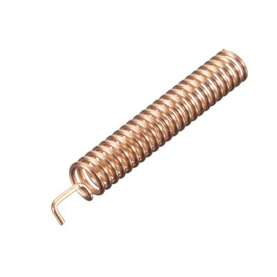 China Zhongde Color Zinc Plating Stainless Steel Custom Spiral Extension Spring for sale